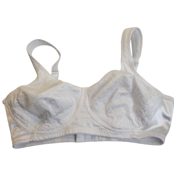 Playtex 18 Hour White Ultimate Lift and Support Wire Free T-Shirt Bra Size 36D - Picture 1 of 7